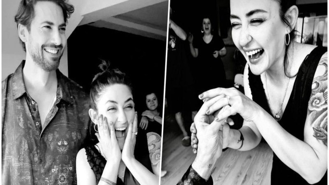 "Melek Mosso ve Serkan Sağdıç'tan Romantik Evlilik!"