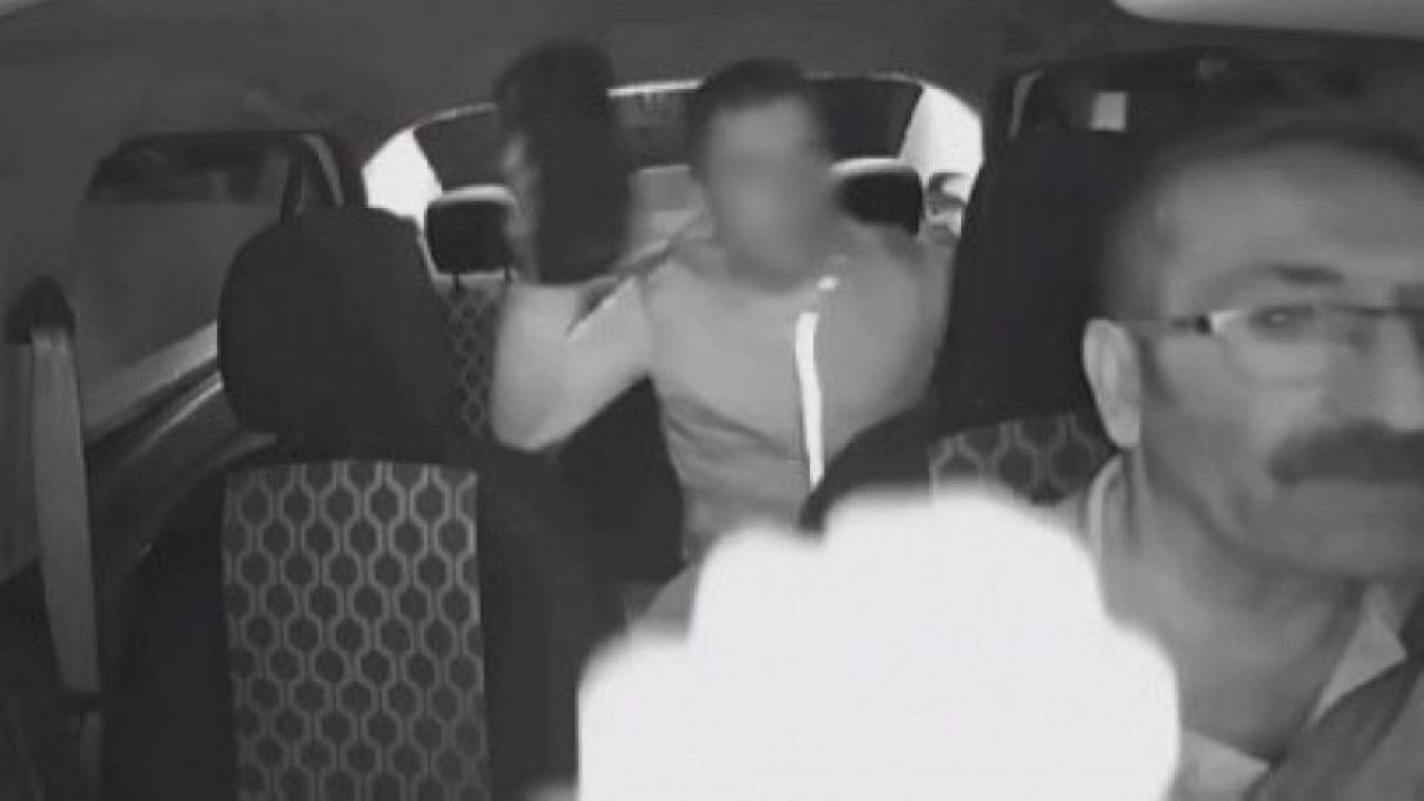 Gaspçı taksiciye dehşeti yaşattı!