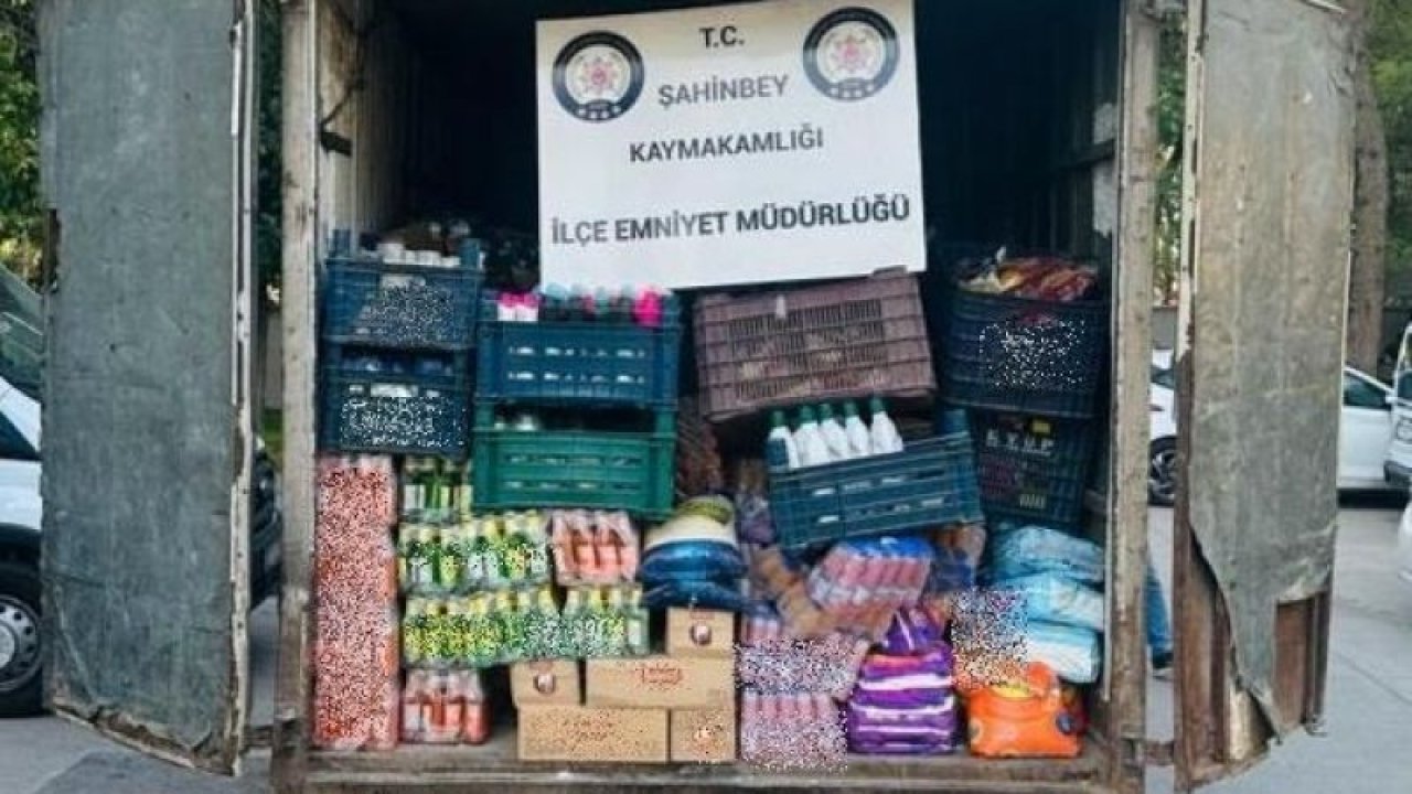 Gaziantep'te 2,5 milyon liralık çalıntı malzeme ele geçirildi: 4 gözaltı