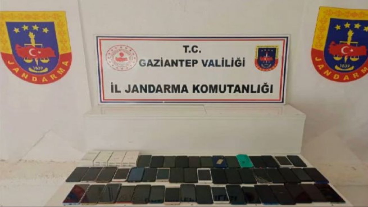 Gaziantep’te 570 bin lira değerinde 52 adet kaçak cep telefonu ele geçirildi: 1 gözaltı