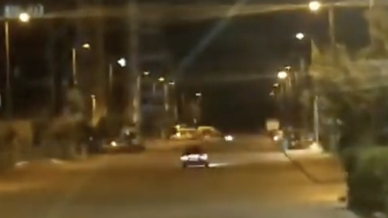 Gaziantep'te trafiği tehlikeye düşürerek drift yapan araç sürücüsüne ceza yağdı