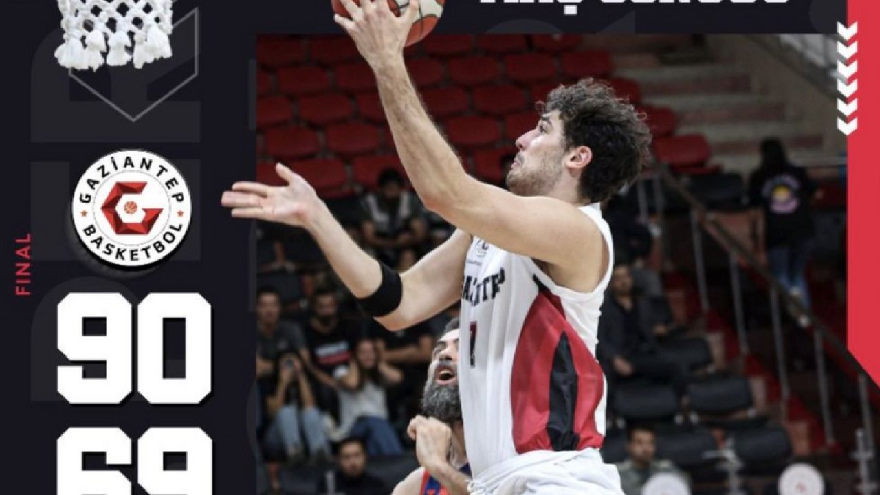 Gaziantep Basketbol TED Koleji’ni rahat geçti! Gaziantep Basketboldan 39 SAYI fark attı