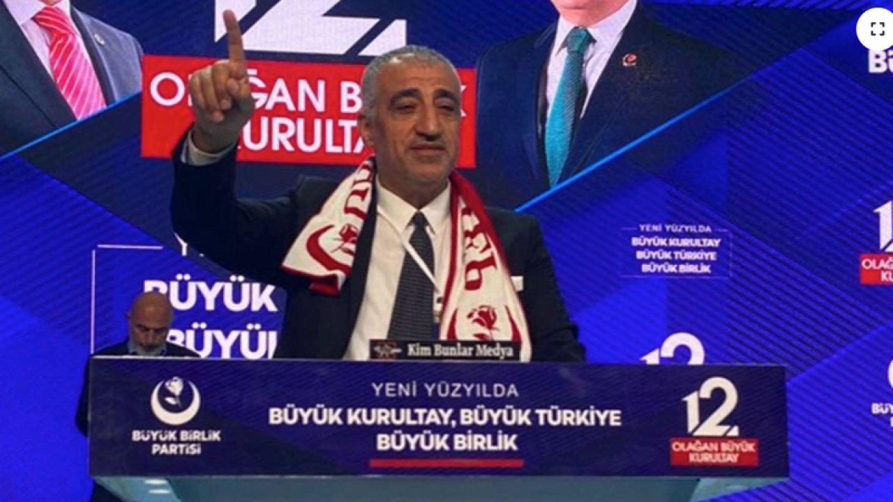GAZİANTEP'TEN BİR İLK DAHA! Gaziantep Büyük Birlik Partisi İl Başkanı Orhan Kızılaslan MKYK’da