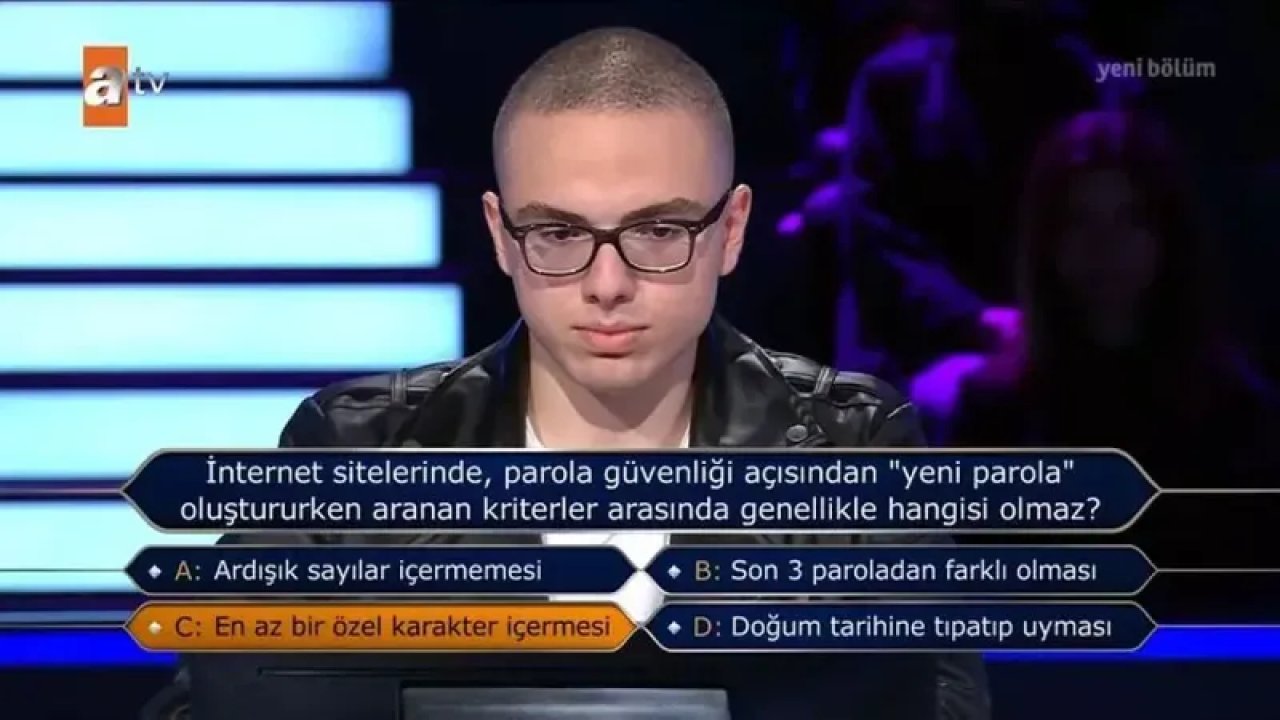 YKS Türkiye 13'üncüsü Kim Milyoner Olmak İster'de Şoke Edici Hata!