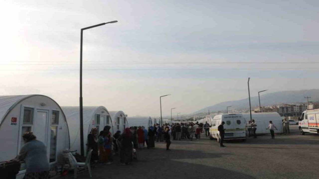 Vinç elektrik tellerine değdi, akıma kapılan depremzede hayatını kaybetti