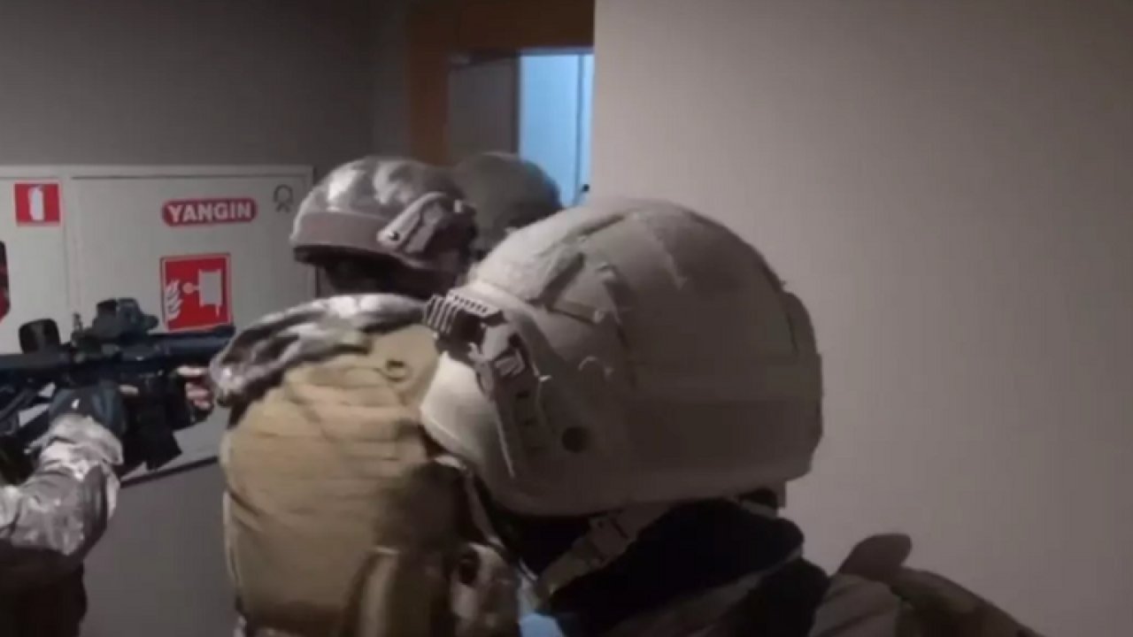 Gaziantep Dahil 76 İlde MERCEK operasyonunu. Bin 858 şüpheli şahıs göz altına alındı