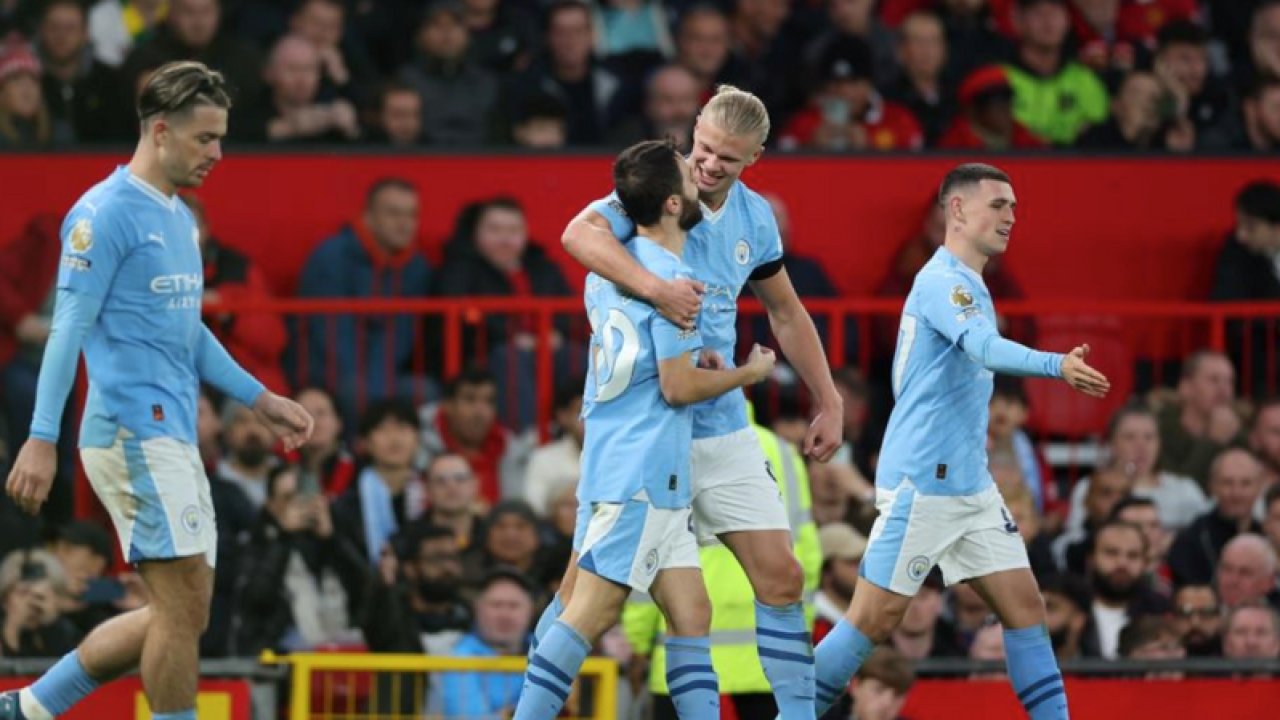 Galatasaray'ın Rakibi Manchester United Evinde Erling Haaland'lı Manchester City'den 3 FARK YEDİ