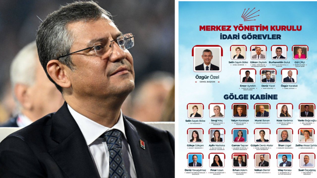ÖZGÜR ÖZEL GAZİANTEP'E GELDİĞİNDE SÖZ VERMİŞTİ! CHP'de MYK belirlendi! GAZİANTEP'İN ADI YİNE YOK!