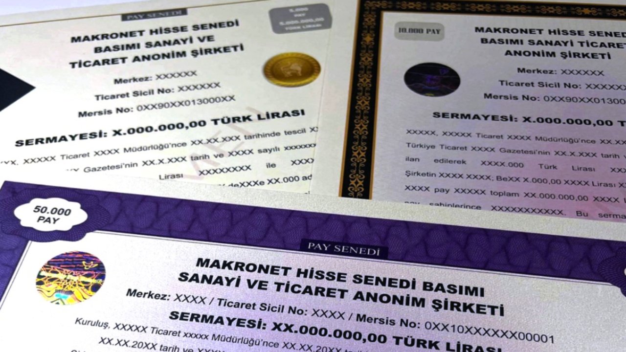 Vergisel avantajlardan faydalanmak isteyen şirketler Nama, Hamiline hisse senedi bastırmaya yöneliyor.