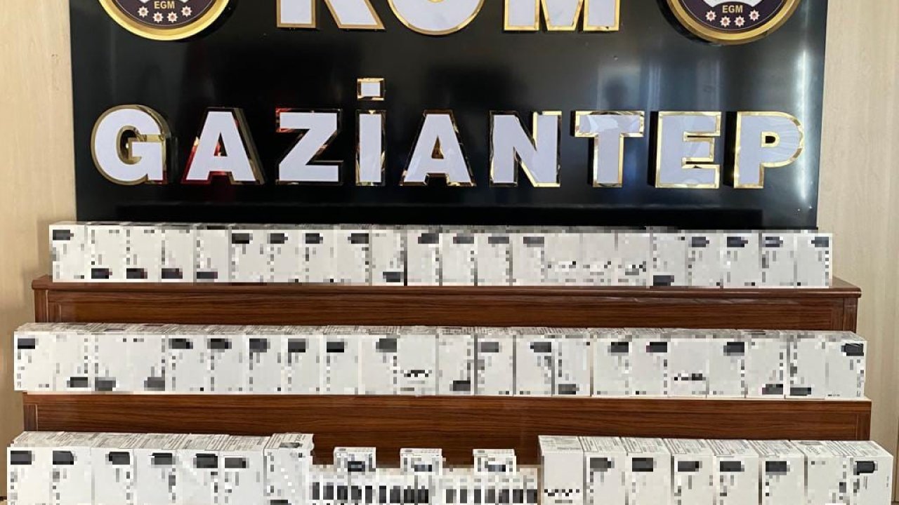 Gaziantep'te kaçak sigara operasyonunda 4 kişi gözaltına alındı