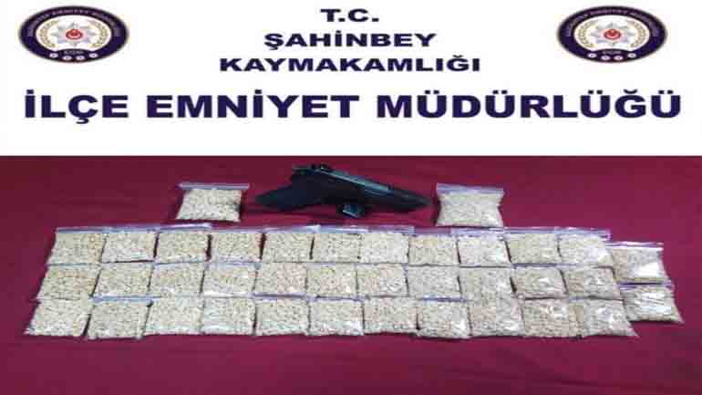 Gaziantep'te düzenlenen uyuşturucu operasyonunda 1 kişi tutuklandı