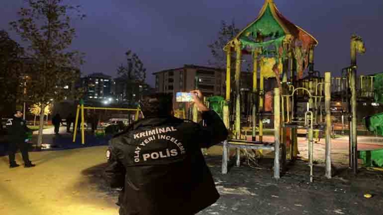 Gaziantep'te çocuk parkını yakanlar terör örgütü üyesi çıktı! 9 kişi gözaltına alındı