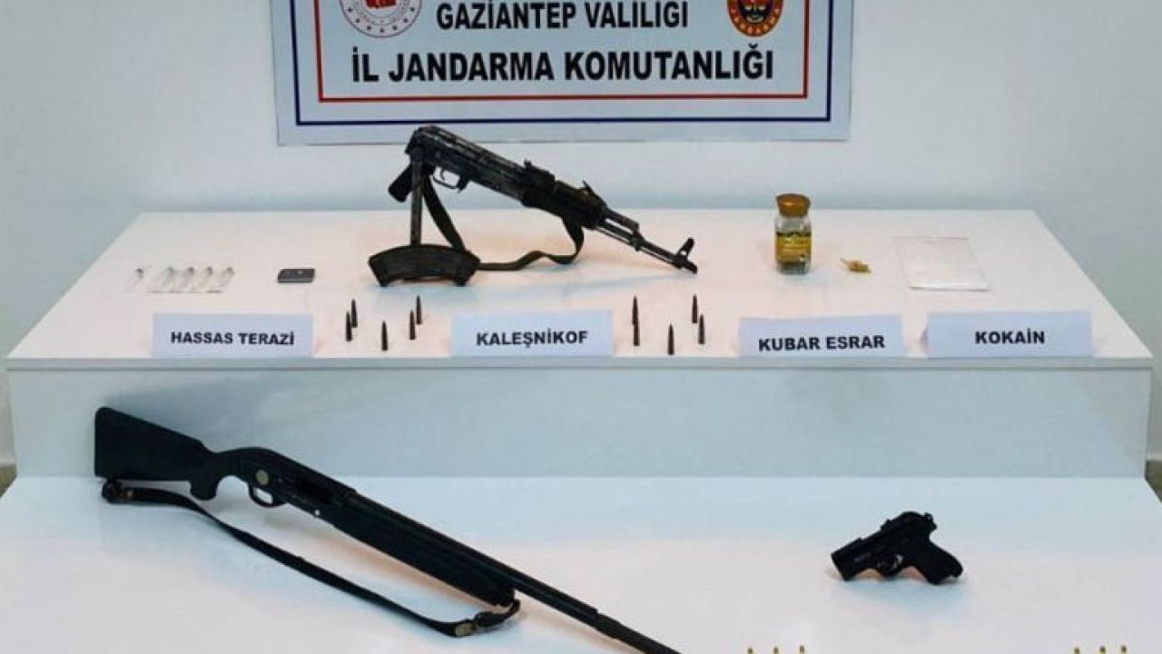 Gaziantep'te Jandarma ekiplerinden silah operasyonu