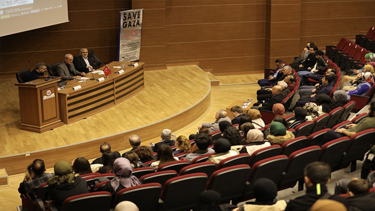 "Filistin'e Zulmün Gölgesinde Medeniyetin Çöküşü" paneli düzenlendi
