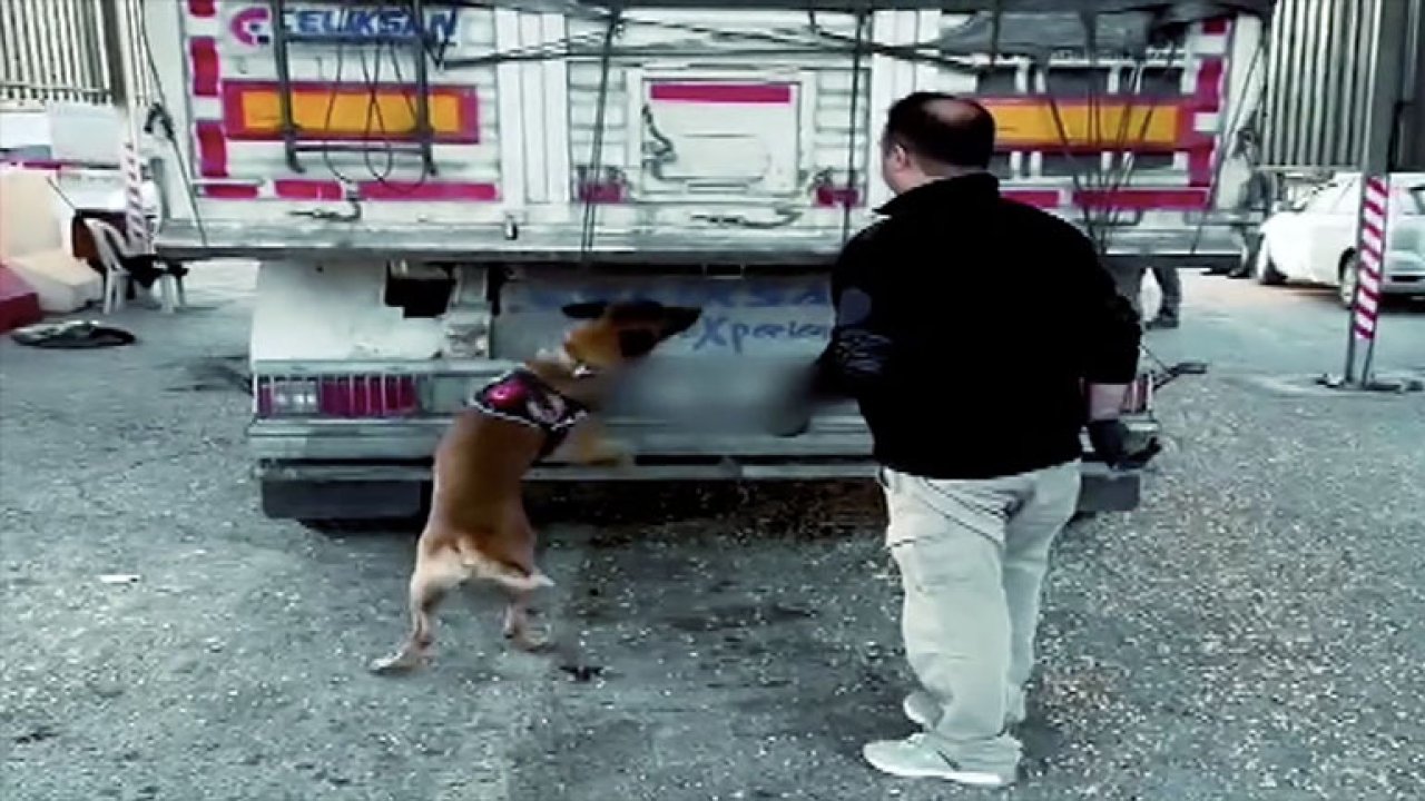 Tarsus-Adana-Gaziantep Otoyolu'nda durdurulan tırda 12 kilogram uyuşturucu ele geçirildi