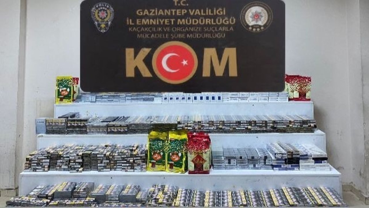 Gaziantep'te çok sayıda gümrük kaçağı ve sahte ürün ele geçirdi