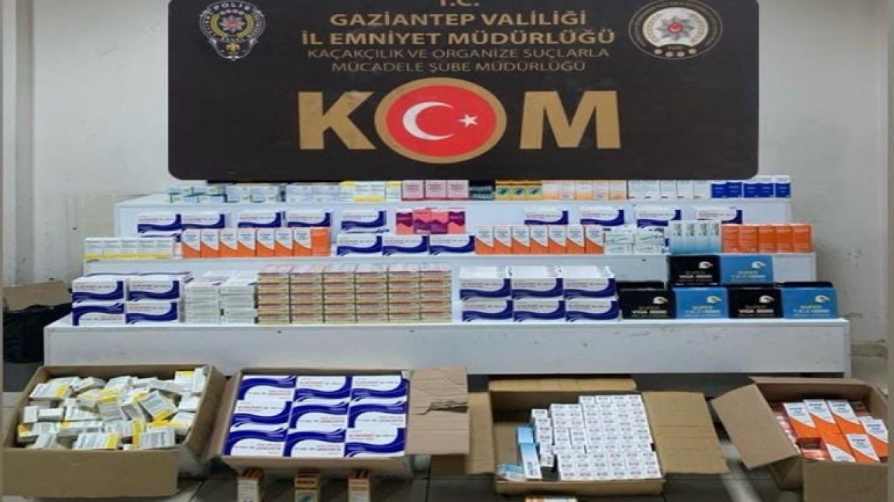 Gaziantep'te kaçak ilaç operasyonu! 37 bin 693 kaçak ilaç ele geçirildi