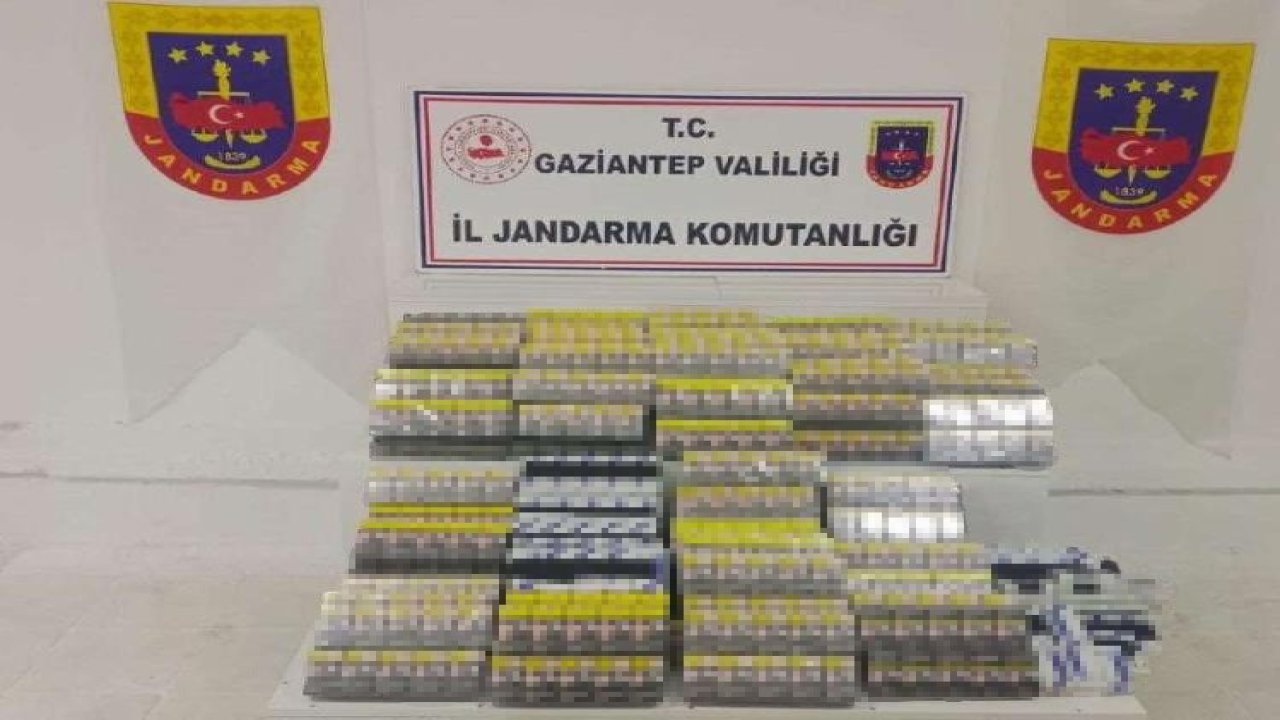 Gaziantep’te jandarma bir araçta yaptığı aramada 180 bin lira değerinde kaçak sigara ele geçirdi