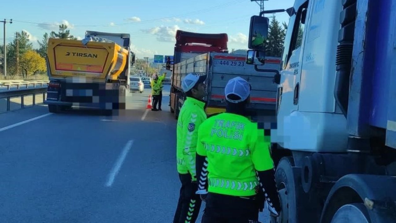 Gaziantep'te kış tedbirlerine uymayan sürücülere ceza yağdı