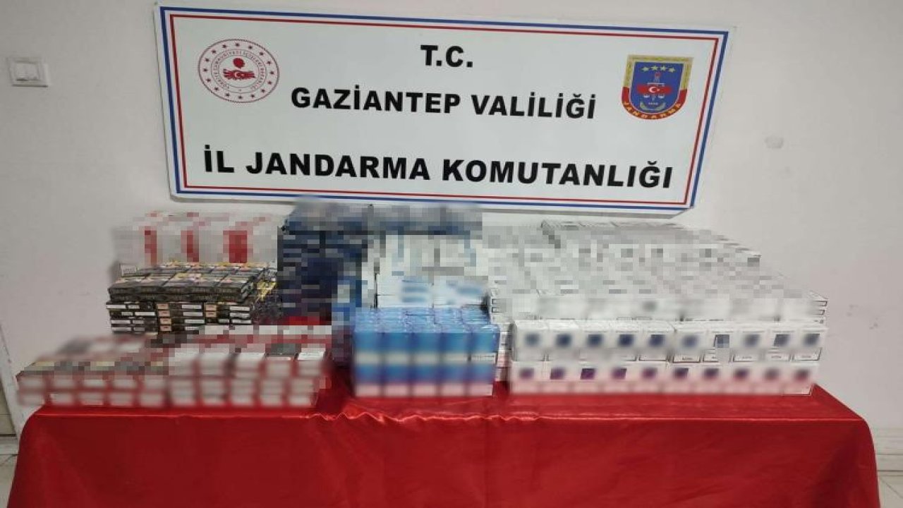 Gaziantep'te 150 bin TL değerinde kaçak sigara ele geçirildi