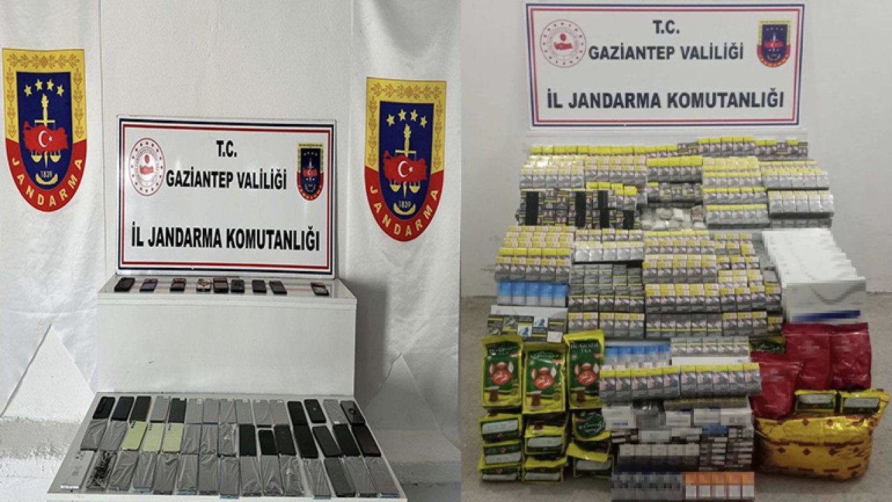 Gaziantep'te 1 milyon lira değerinde kaçak malzeme ele geçirildi