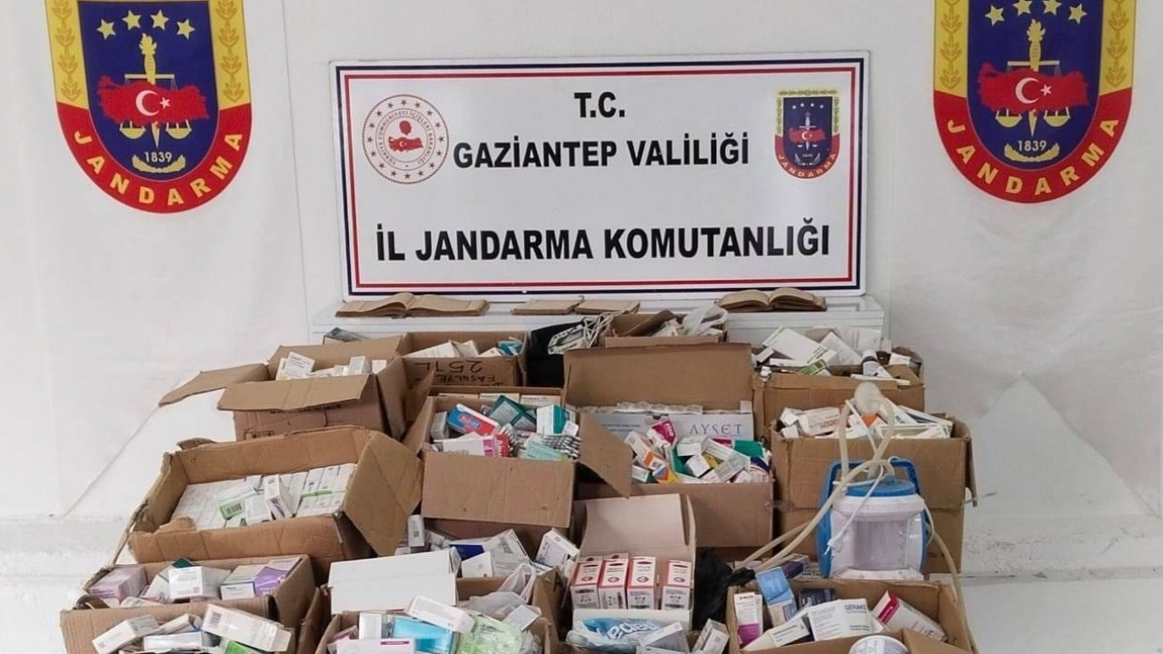 Gaziantep'te operasyonda kaçak 6 bin 850 ilaç ve tıbbi malzeme ele geçirildi