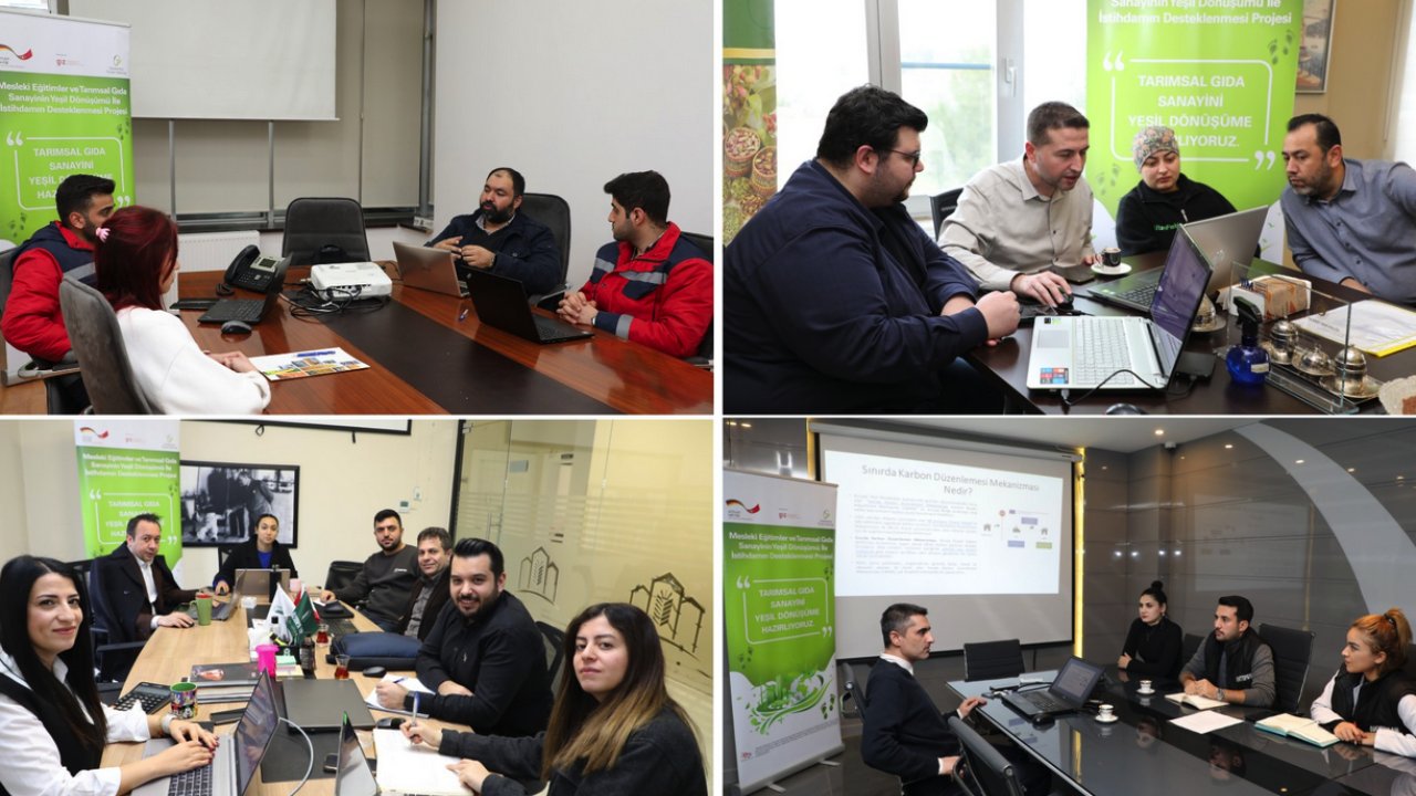 GTB ve GİZ iş birliğiyle Gaziantep'te gıda firmalarına yeşil dönüşüm danışmanlık hizmeti!