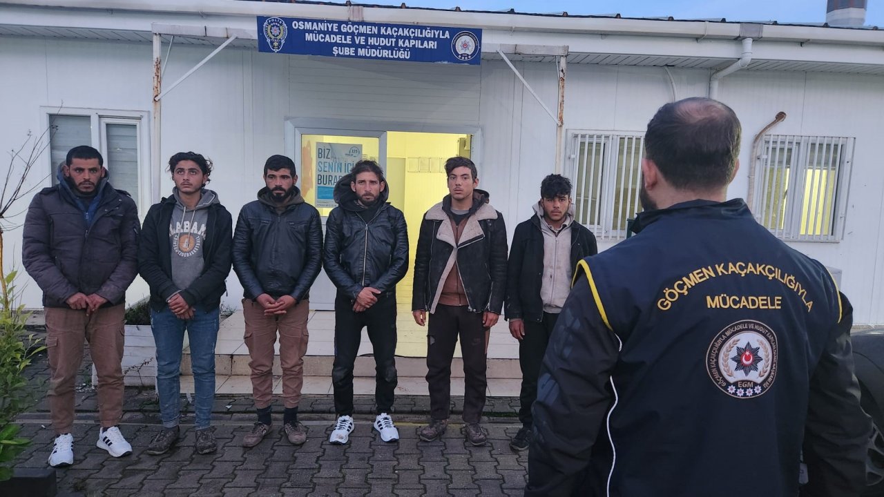 Gaziantep Otoyolunda 6 kaçak göçmen yakalandı, 1 organizatör tutuklandı