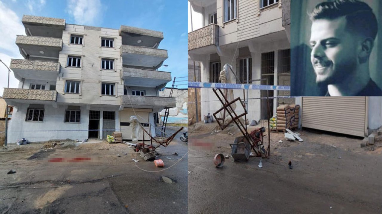 Gaziantep'te işçinin feci ölümü! Kafasına inşaat vinci düşen işçi hayatını kaybetti