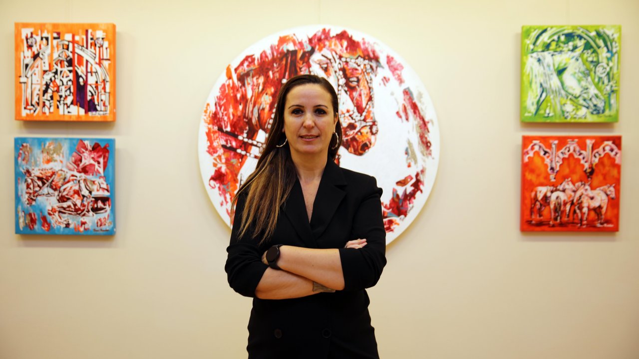 Sanko Sanat Galerisi'nde “Kervansarayların İzinde” temalı resim sergisi devam ediyor