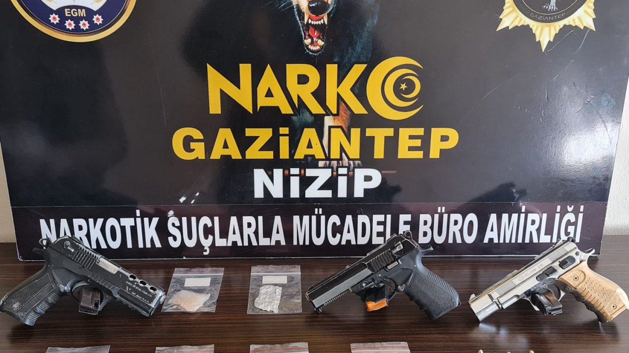 Gaziantep'te uyuşturucu tacirlerine operasyon düzenlendi
