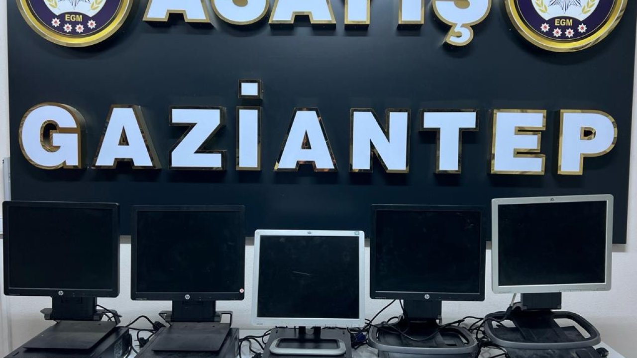 Gaziantep'te kumar operasyonu düzenledi!