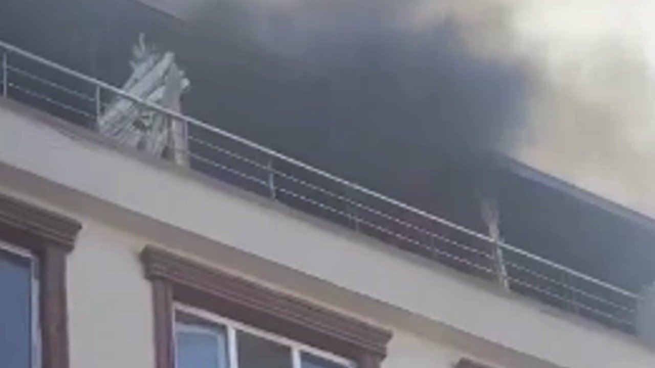 Gaziantep Tapu Müdürlüğünde Yangın Paniği