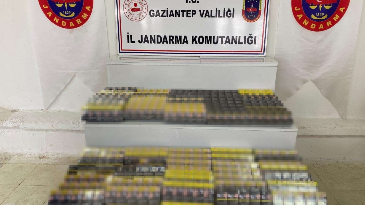 Gaziantep'te 1 milyon lira değerinde kaçak sigara ele geçirildi