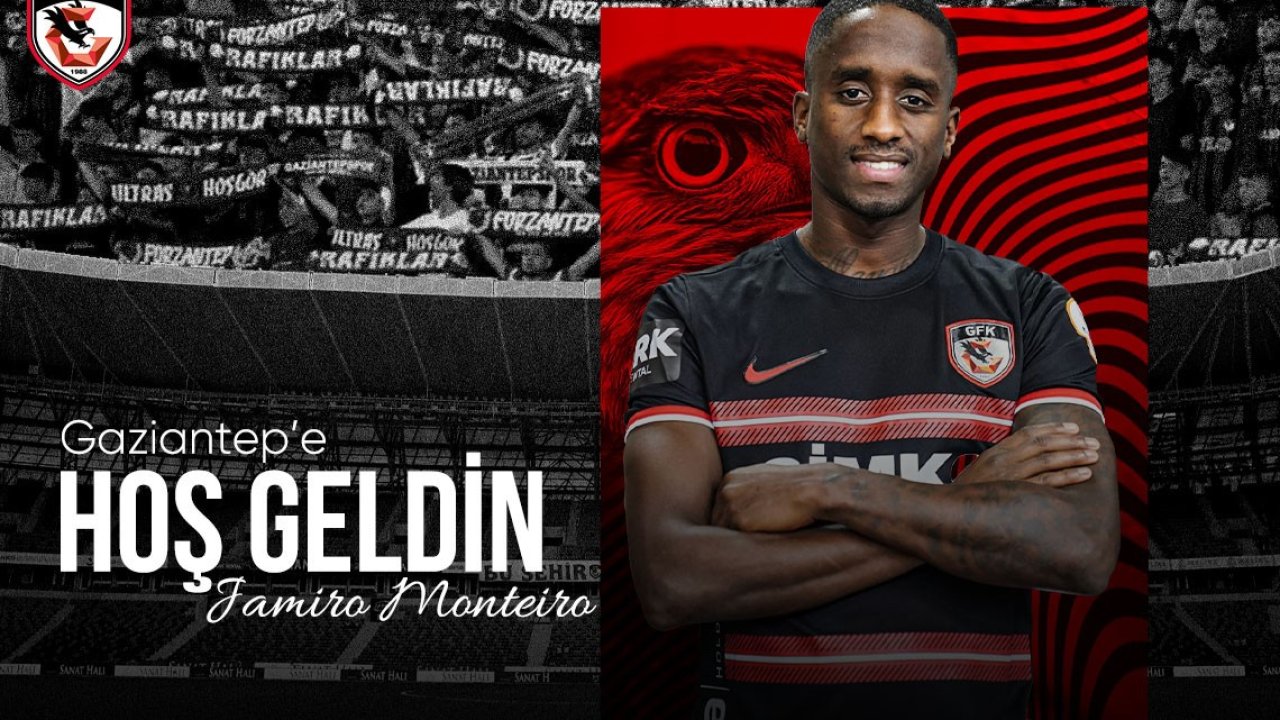 Orta saha oyuncusu Jamiro Monteiro, Gaziantep FK'da