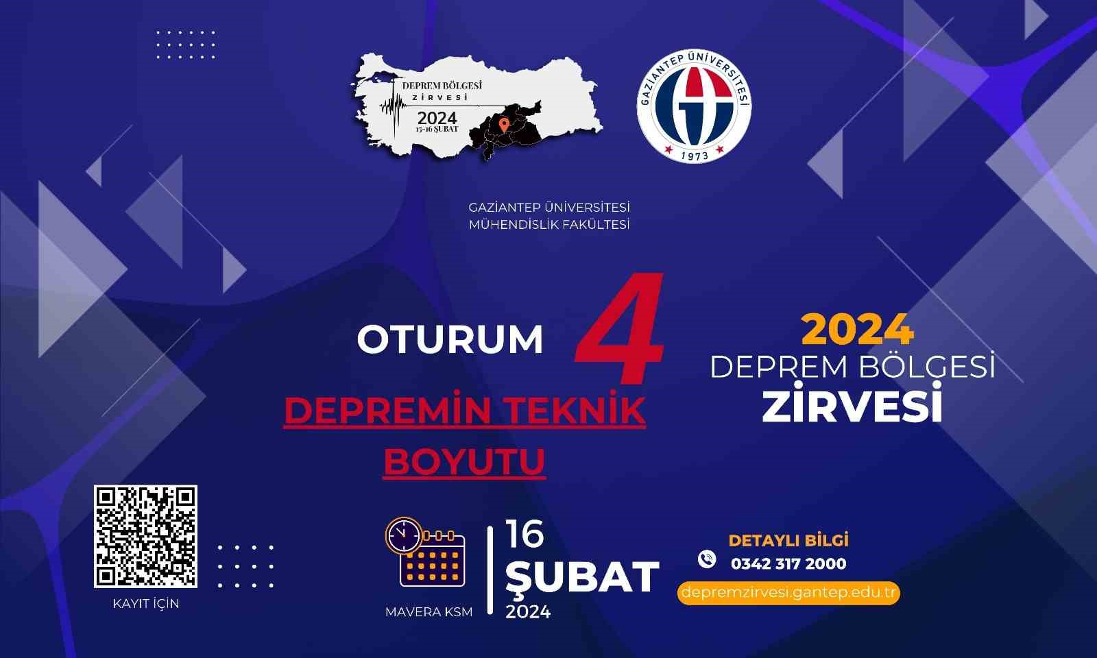 Gaziantep'te Deprem Bölgesi Zirvesi’nde depremin teknik boyutu irdelenecek