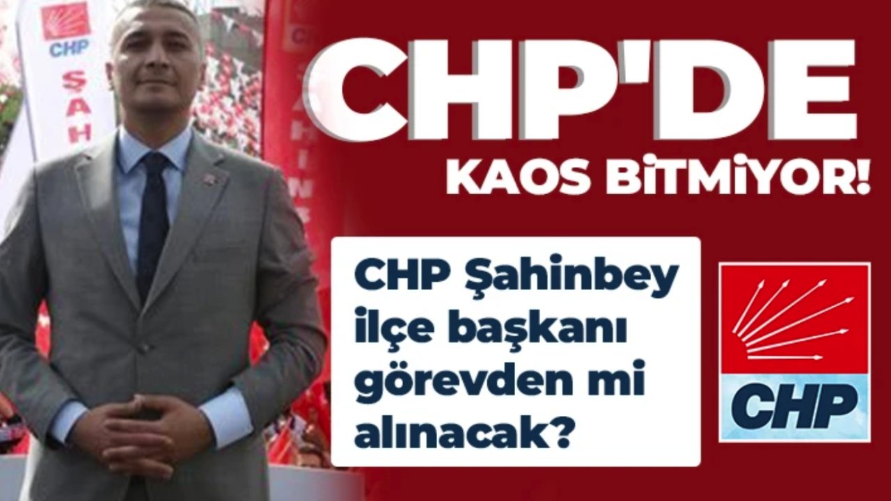 CHP'DE Kaos Bitmiyor!