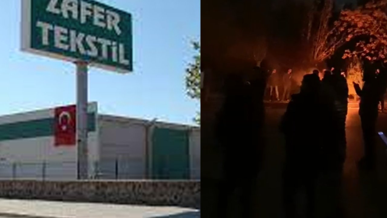 Gaziantep'te Dev FABRİKADA 2 Bin İşçi Grevde... YAZIK