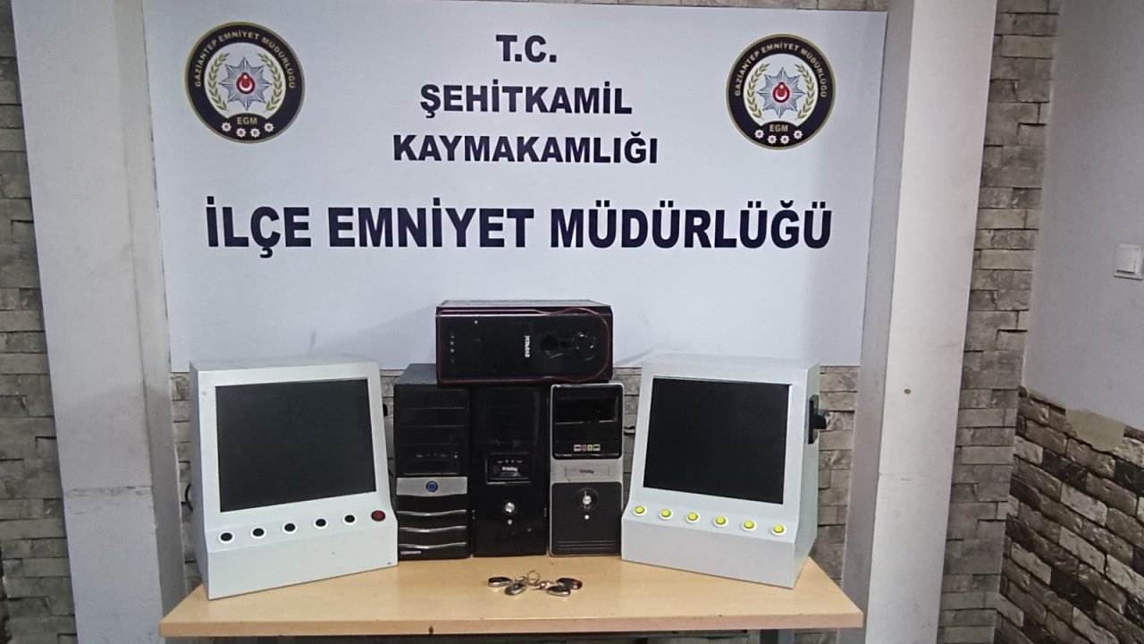 Gaziantep'te kumar operasyonunda 1 şüpheli yakalandı