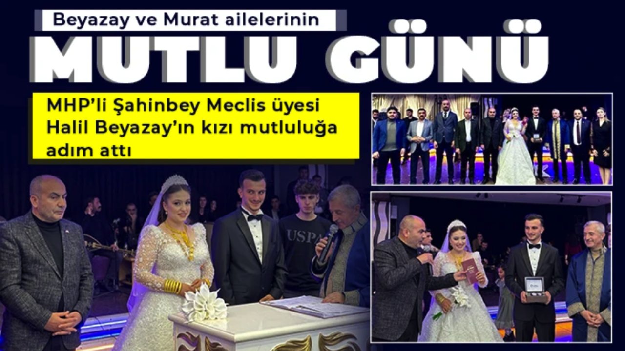 Gaziantep'te Bol Şahitli Muhteşem Nikah!