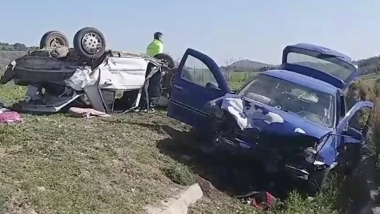 Gaziantep Otoyolu'nda feci kaza! 2 ölü 4 yaralı