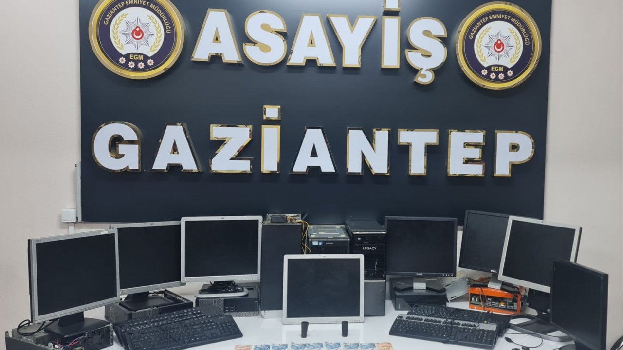 Gaziantep Emniyet ekiplerinden şok kumar operasyonu!