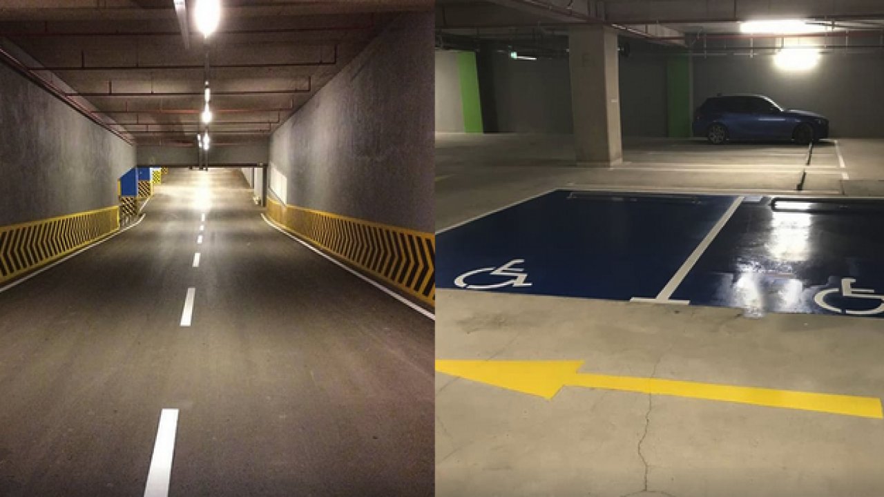 Otopark Boyama Ve Tarama İşlemleri
