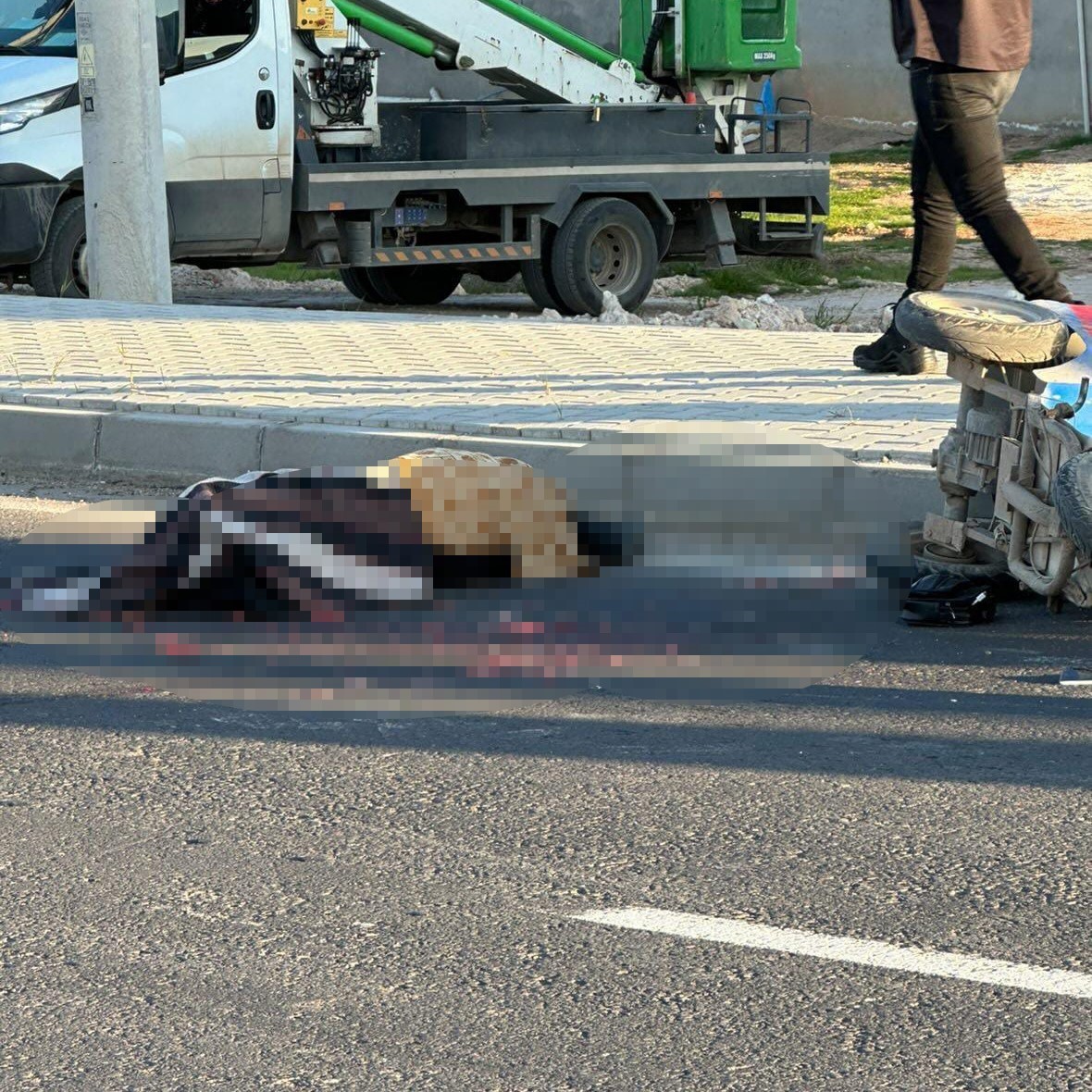 Olay Kaza! Mardin’de tırın çarptığı engelli şahıs hayatını kaybetti