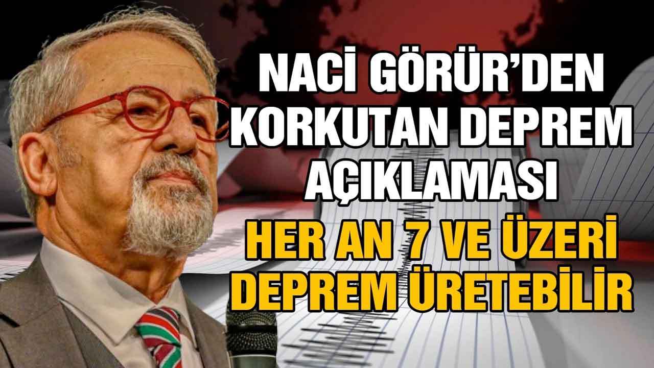 Naci Görür’den 5 Kente Deprem Uyarısı! Her An 7 ve Üzeri Deprem Üretebilir