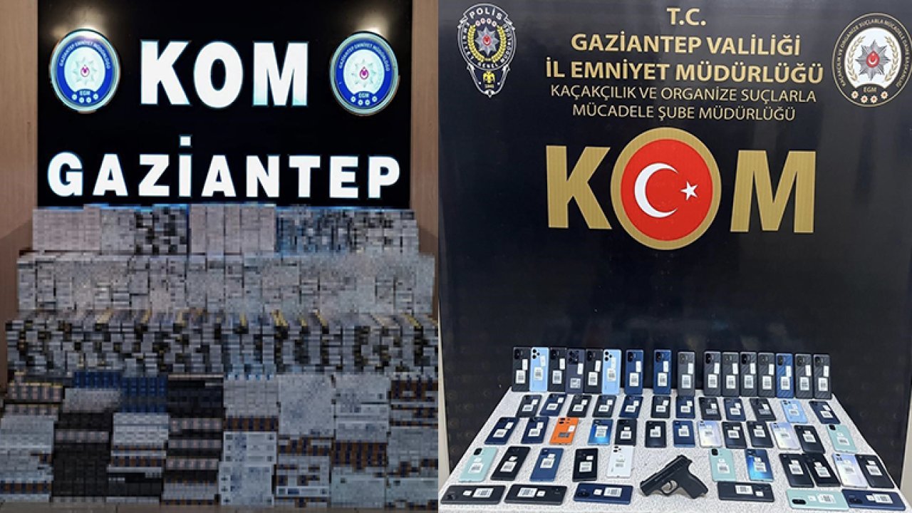 Gaziantep’te kaçakçılık operasyonunda 254 kişi gözaltına alındı