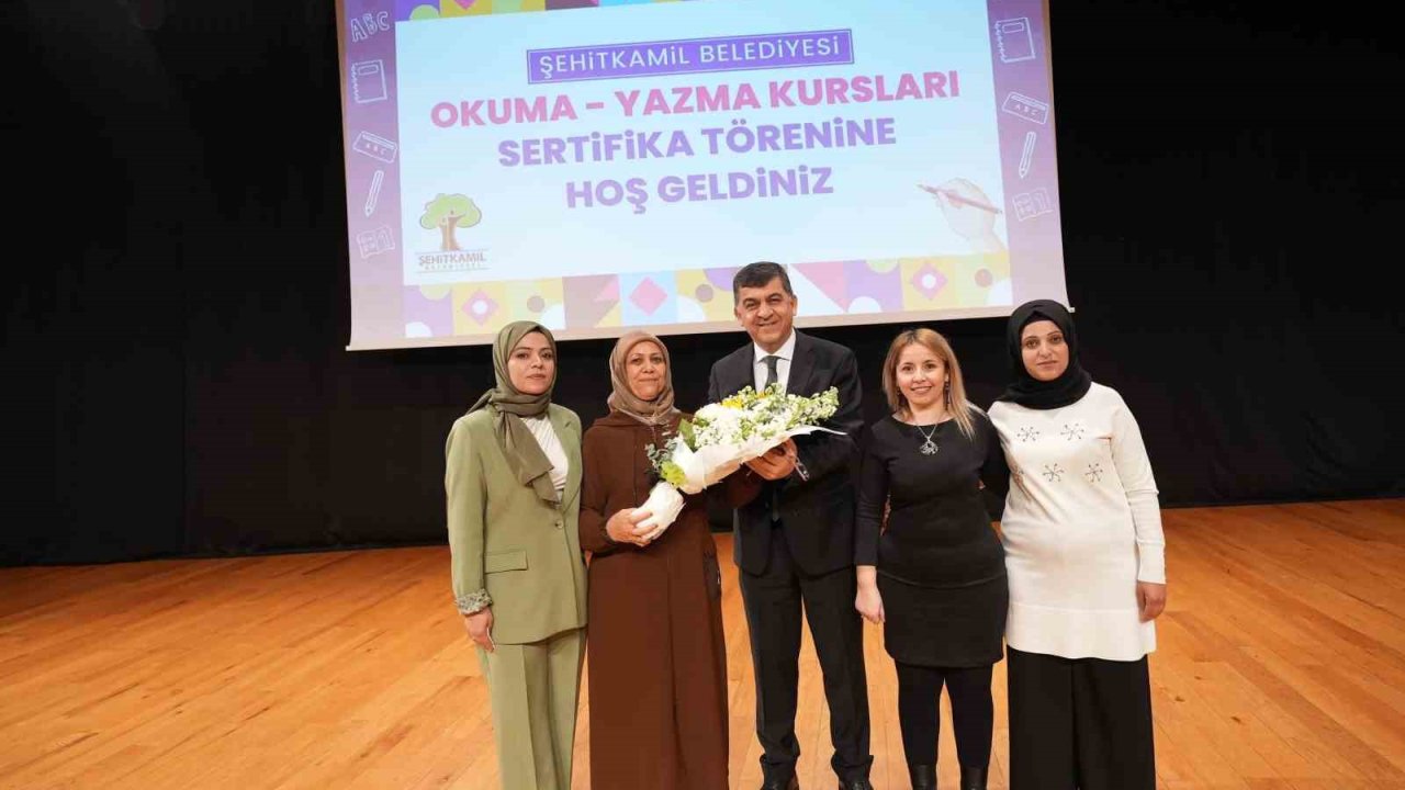 Şehitkamil’de eğitim seferberliği. 5 bin 288 kişiye okuma-yazma öğretildi