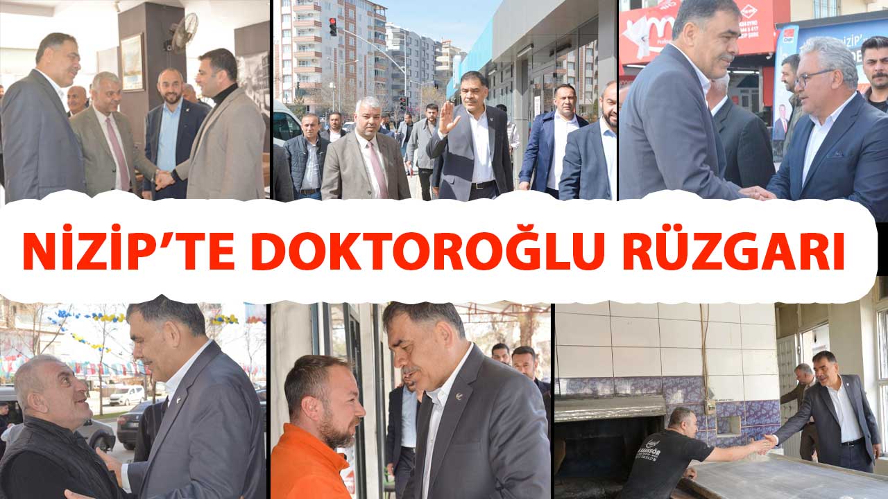 Gaziantep Nizip'te Yeniden Refah Partisi Adayı Doktoroğlu Başkan Gibi Karşılanıyor!