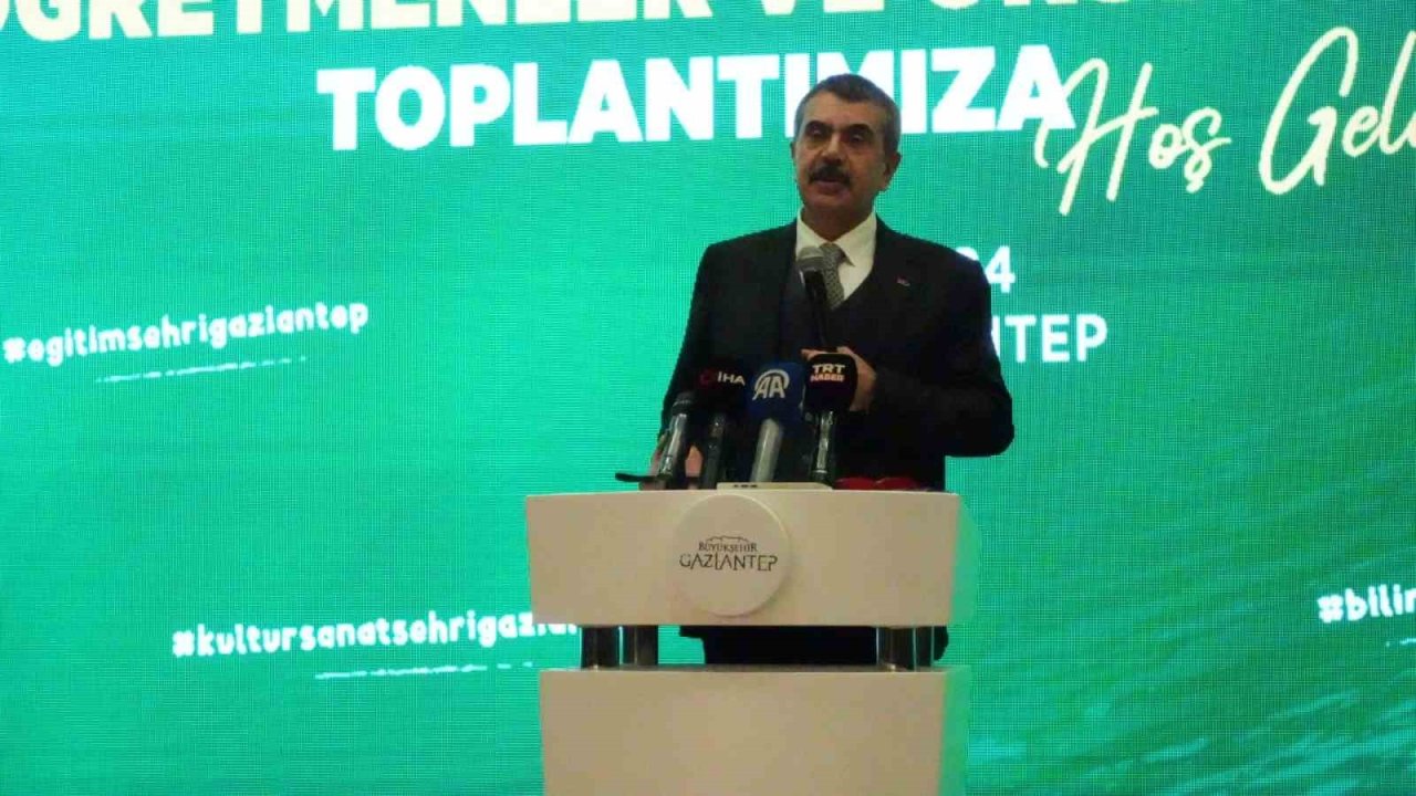 Milli Eğitim Bakanı Tekin'den Gaziantep Önemli Açıklamalar