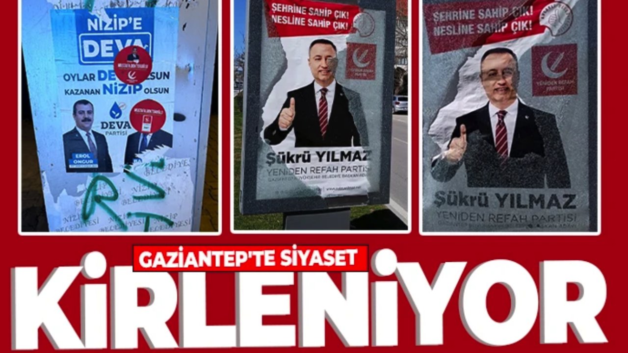 Gaziantep'te siyaset kirleniyor! Yok Artık Dedirten Olay
